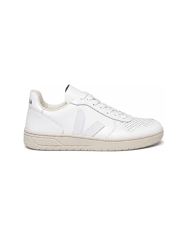 Veja — V-10 Cuir Blanc