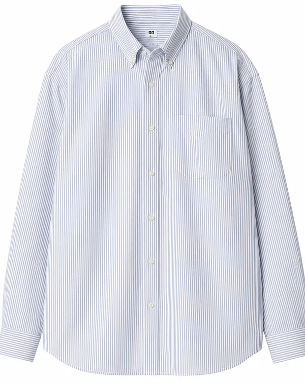 UNIQLO – chemise rayée en coton