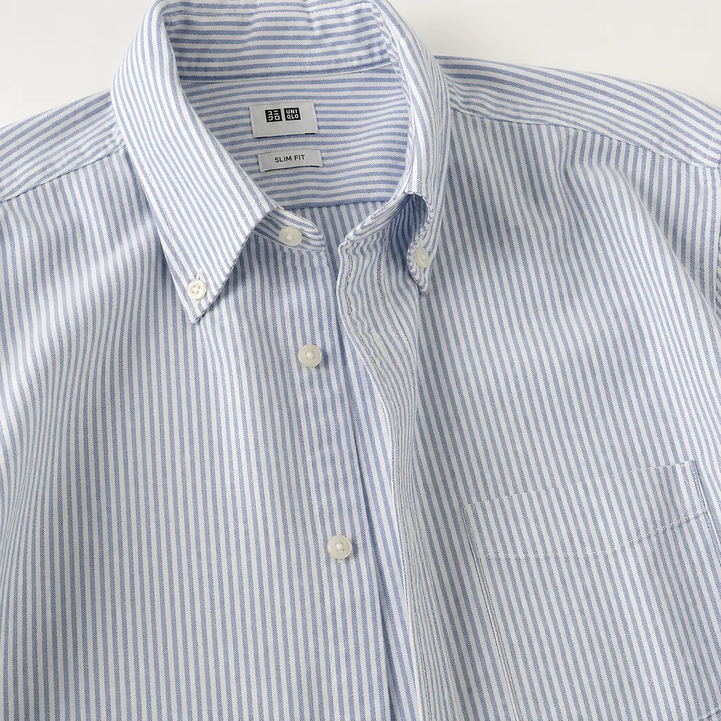 UNIQLO – chemise rayée en coton — photo 3