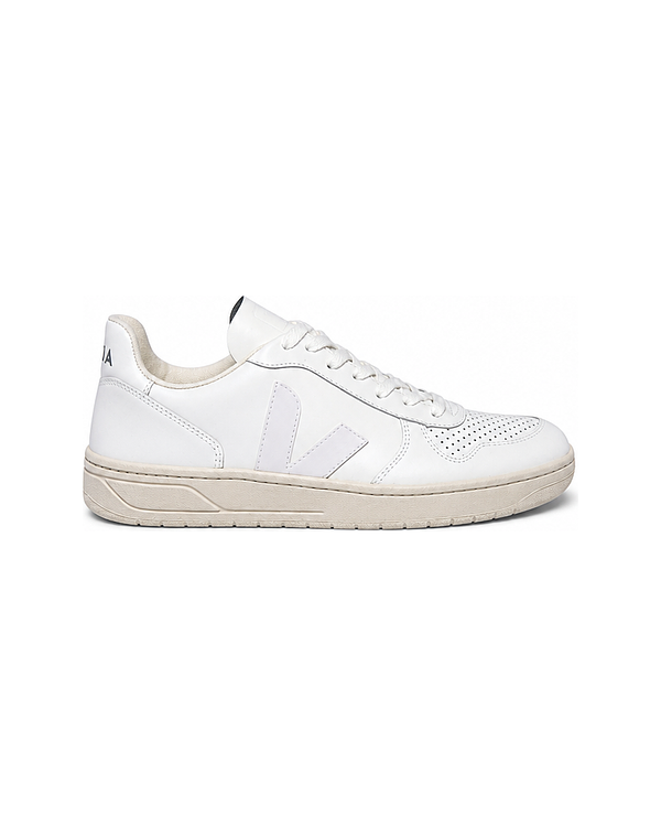 Veja — V-10 Cuir Blanc