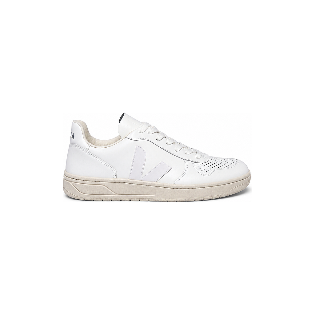 Veja — V-10 Cuir Blanc — photo 1